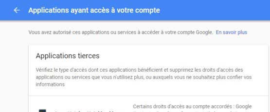 Supprimer les autorisations des applications sur les réseaux sociaux