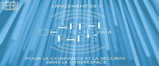 Appel de Paris du 12 novembre 2018 pour la confiance et la sécurité dans le cyberespace.