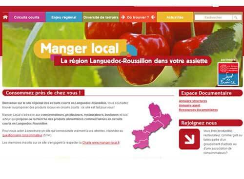 Manger Local, le site régional des circuits courts en Languedoc-Roussillon