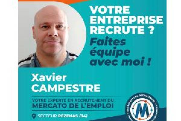 CAMPESTRE Xavier Consultant en recrutement Mercato de l'Emploi 