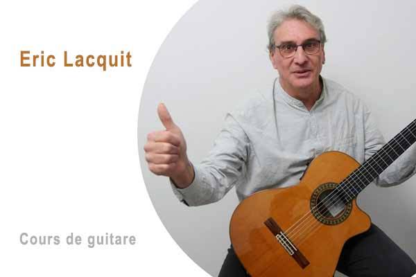 Eric Lacquit, cours de guitare dans l'Hérault
