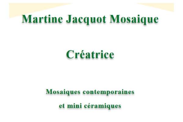 Jacquot Martine Mosaique