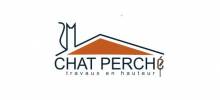 Chat perché, travaux en hauteur à Pégairolles de l'Escalette dans l'Hérault