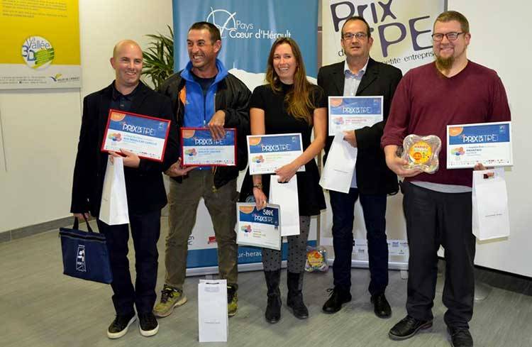 Les lauréats du Prix de la TPE 2018 en Coeur d'Hérault